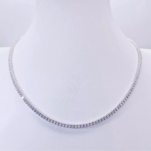 Other - Moissanite Tennis Chain 3mm 925